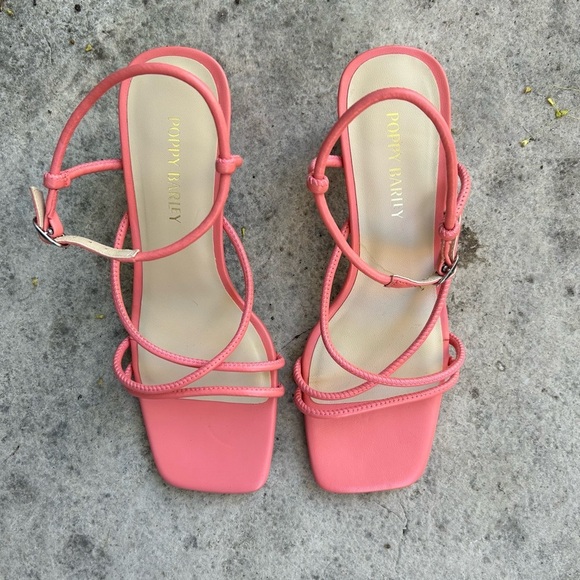 Poppy Barley Harley Heeled Sandal, Cantaloupe, BNWOB, size 9 - Picture 5 of 11